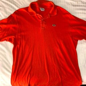 Coral Lacoste Polo